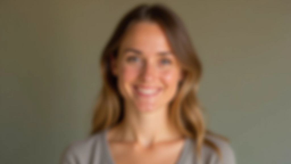 Portrait de coordinatrice bien-être, femme souriante dans environnement zen
