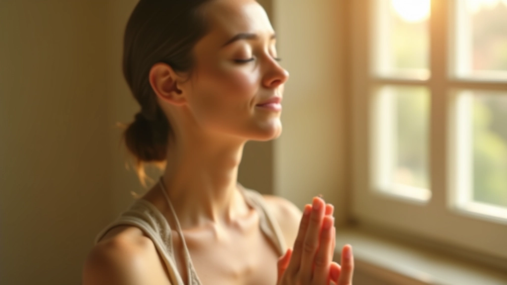 Personne en profonde relaxation lors d'une séance de méditation sonore avec bols